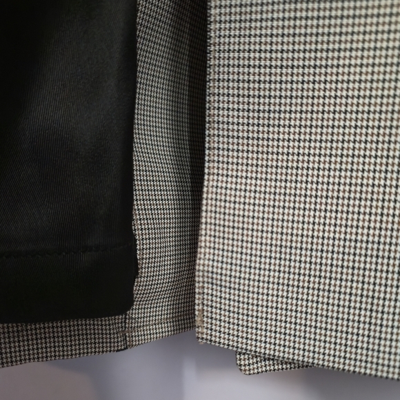 40L Vintage London Fog Limited Edition Overcoat Micro-Houndstooth Made in USA - Picture 16 of 16